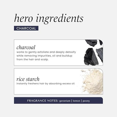 HASK Charcoal Purifying Dry Shampoo – Oil Absorption & Detox, No Sulfates or Parabens, Cruelty-Free, 8.1 oz - görsel 10