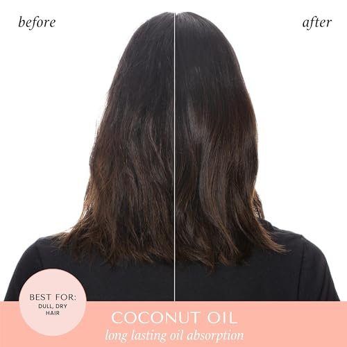HASK Coconut Oil Nourishing Dry Shampoo – Oil Absorption, Volume & Texture, Sulfate & Paraben Free, Cruelty-Free – 8.1 oz - görsel 6