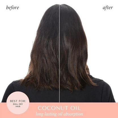 HASK Coconut Oil Nourishing Dry Shampoo – Oil Absorption, Volume & Texture, Sulfate & Paraben Free, Cruelty-Free – 8.1 oz