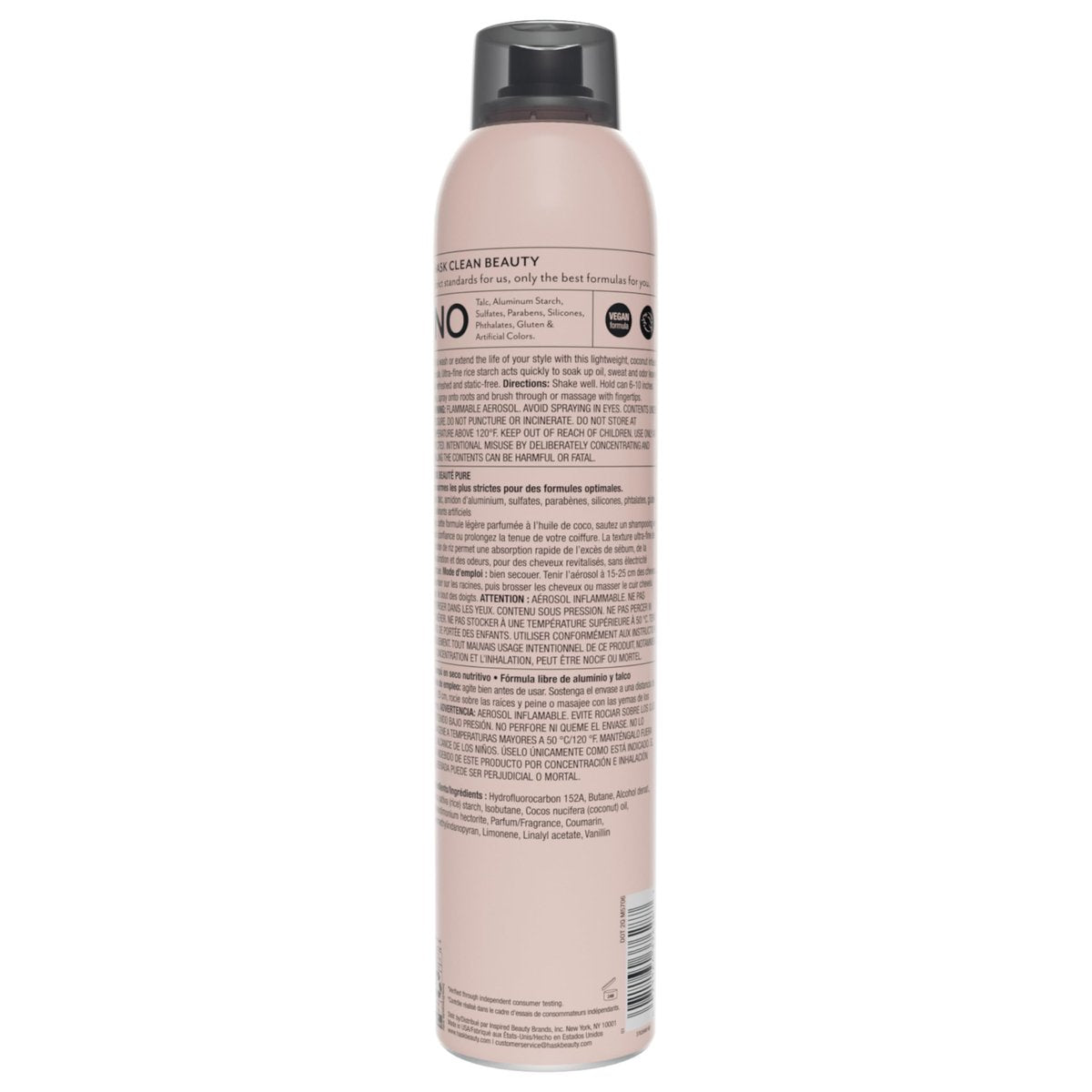HASK Coconut Oil Nourishing Dry Shampoo – Oil Absorption, Volume & Texture, Sulfate & Paraben Free, Cruelty-Free – 8.1 oz - görsel 11