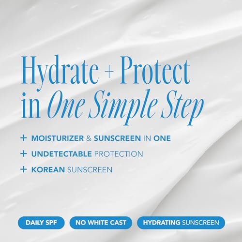 THE FACE SHOP Hydro Sun Barrier SPF 45 Daily Facial Sunscreen & Moisturizer for Oily Skin, No White Cast, 1.69 Fl Oz Avelisse