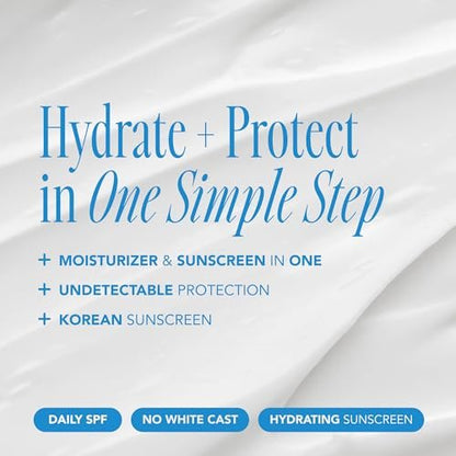 THE FACE SHOP Hydro Sun Barrier SPF 45 Daily Facial Sunscreen & Moisturizer for Oily Skin, No White Cast, 1.69 Fl Oz Avelisse