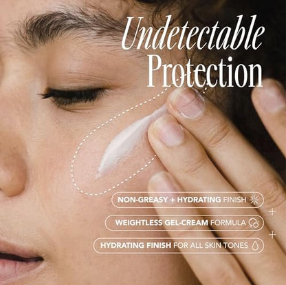 THE FACE SHOP Hydro Sun Barrier SPF 45 Daily Facial Sunscreen & Moisturizer for Oily Skin, No White Cast, 1.69 Fl Oz Avelisse