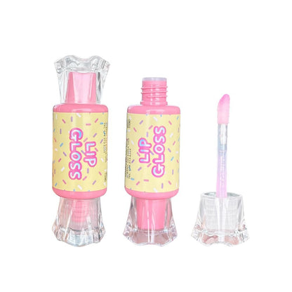 M&U MAKE YOU UP MU 6pc Candy Sweet Lip Gloss Set for Kids - Fun, Non-Toxic Lip Balms & Glosses, Girls Birthday Gift, Party Favors