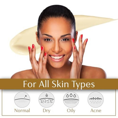 Retinol Night Cream for Face | Anti Aging & Wrinkle Cream with Hyaluronic Acid, Collagen & Vitamin C | Night Moisturizer for Deep Wrinkles, Dry & Aging Skin | 1.7 oz