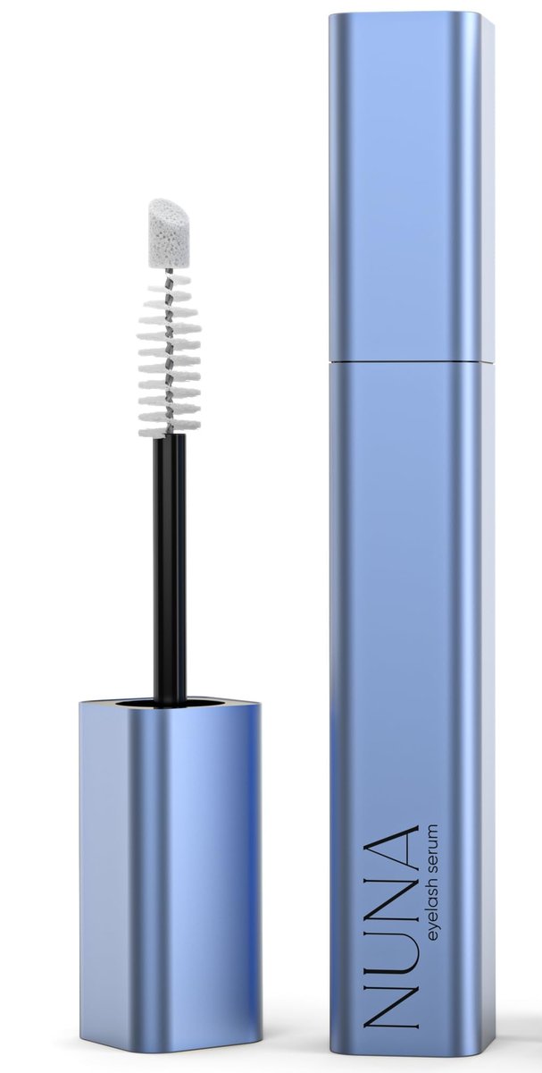 NUNA Eyelash Growth Support Serum 6ml – Lash & Brow Enhancing Serum with Biotin & Korean Multi Peptide – Promotes Fuller, Longer Lashes – 6 Month Supply Avelisse