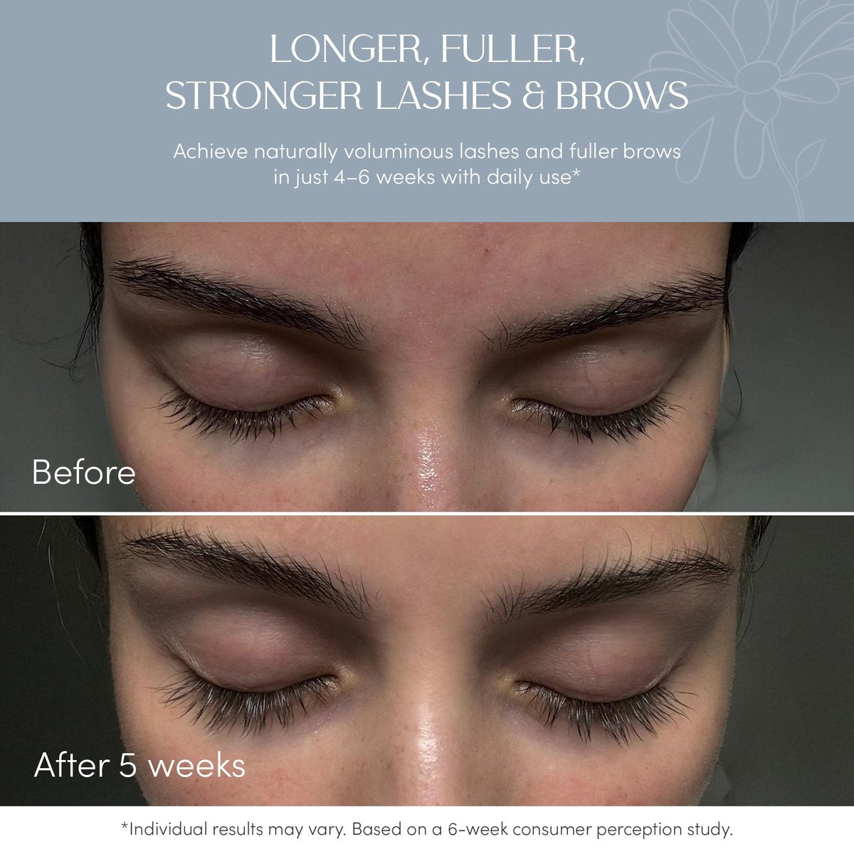NUNA Eyelash Growth Support Serum 6ml – Lash & Brow Enhancing Serum with Biotin & Korean Multi Peptide – Promotes Fuller, Longer Lashes – 6 Month Supply Avelisse