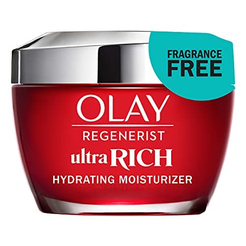 Olay Regenerist Ultra Rich Face Moisturizer, Fragrance-Free, 1.7 oz - Hydrating Daily Moisturizer for Dry Skin Avelisse