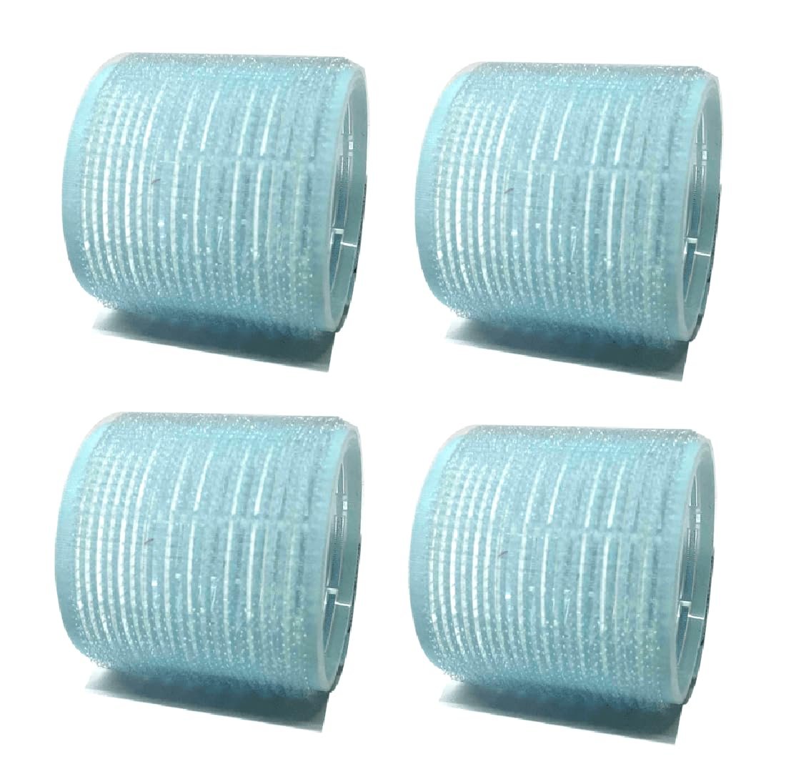 X-Large Self-Stick Hair Grip Curlers Rollers – 4 Pack (Purple) - görsel 5