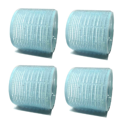X-Large Self-Stick Hair Grip Curlers Rollers – 4 Pack (Purple)