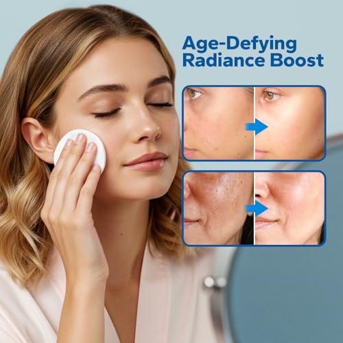 SilkyShark Glycolic Acid 20% Resurfacing Pads (60 Count) - Ultra Pure Glycolic Acid + Salicylic Acid Exfoliating Peel Pads for Face & Body with Vitamins B, C & E - görsel 8