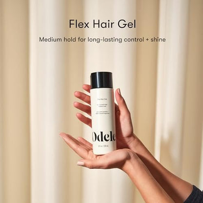 Odele Flex Hair Gel – Flexible Hold Styling Gel with Plant Proteins for All Hair Types & Textures, 8 Fl Oz Avelisse
