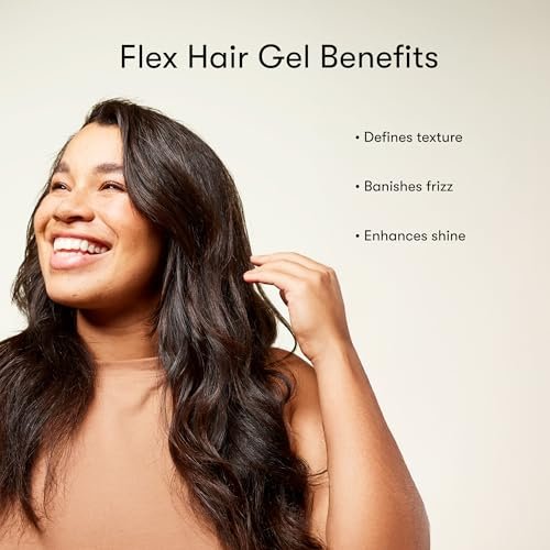 Odele Flex Hair Gel – Flexible Hold Styling Gel with Plant Proteins for All Hair Types & Textures, 8 Fl Oz Avelisse