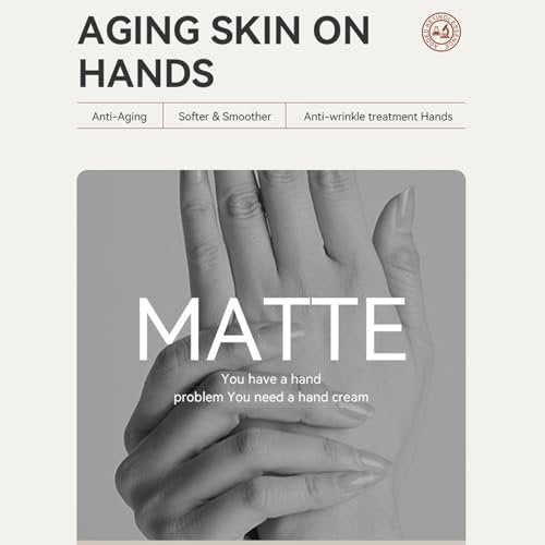 Retinol Hand Cream Firming Anti-Aging Hand Lotion with Collagen, Retinol Moisturizer for Aging & Dry Cracked Hands, Care & Protects Skin, Nails & Cuticles - görsel 10