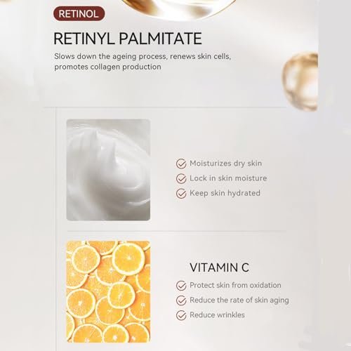 Retinol Hand Cream Firming Anti-Aging Hand Lotion with Collagen, Retinol Moisturizer for Aging & Dry Cracked Hands, Care & Protects Skin, Nails & Cuticles - görsel 4