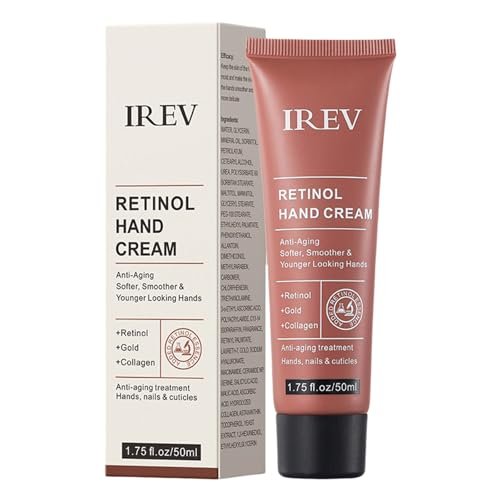 Retinol Hand Cream Firming Anti-Aging Hand Lotion with Collagen, Retinol Moisturizer for Aging & Dry Cracked Hands, Care & Protects Skin, Nails & Cuticles - görsel 2
