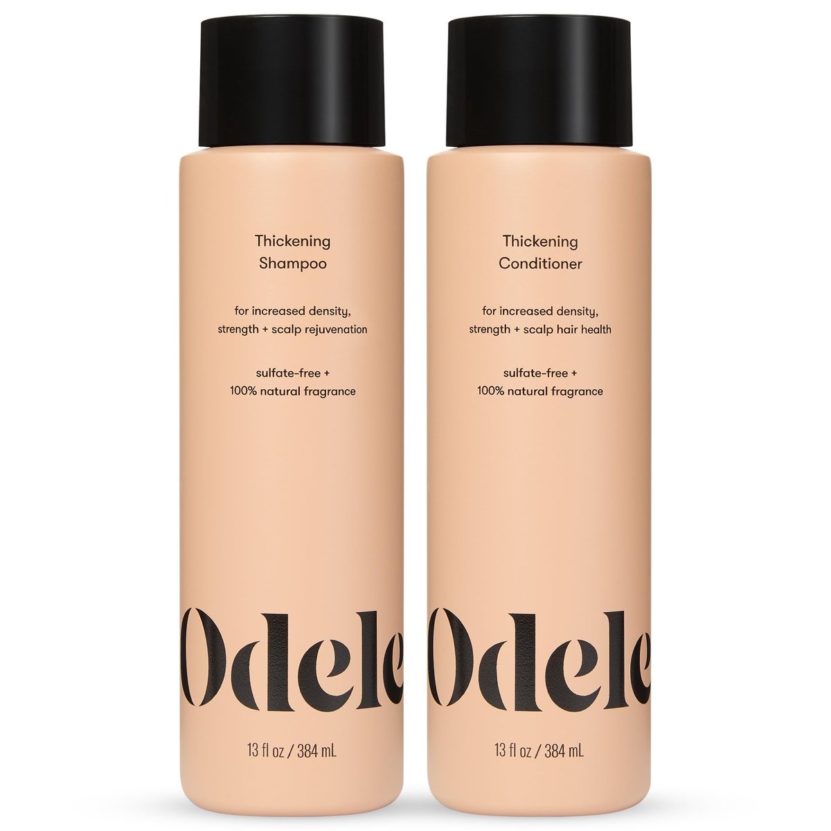 Odele Hair Thickening Shampoo and Conditioner Set – Increase Density & Strength for Straight or Wavy Hair – 13 Fl Oz Each (Pack of 2) Avelisse