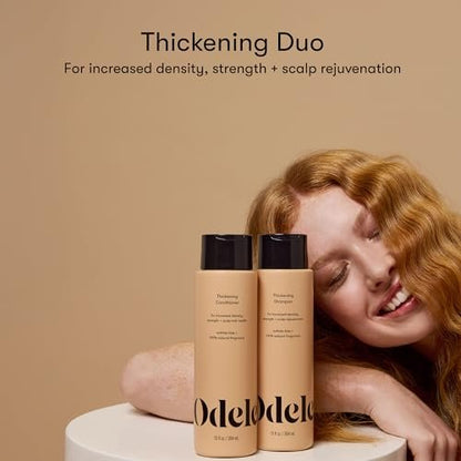 Odele Hair Thickening Shampoo and Conditioner Set – Increase Density & Strength for Straight or Wavy Hair – 13 Fl Oz Each (Pack of 2) Avelisse