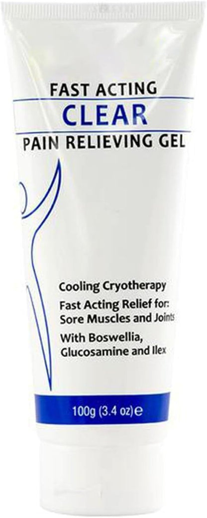BIJIELAODIAO Soothing Cooling Gel 100g – Fast Absorbing Body Gel for Muscle Pain Relief & Skin Cooling, for Women and Men