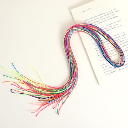 48 Pcs Hair Strings for Braids - Colorful Gradient Hair Yarn Wraps for Ponytails, Braiding, and Hair Accessories - görsel 14