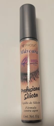 Prossa 4-in-1 Professional Silicone Mascara - Waterproof Formula for Long-Lasting Volume and Length Avelisse