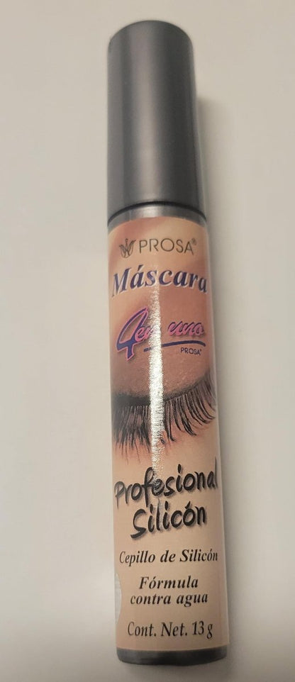 Prossa 4-in-1 Professional Silicone Mascara - Waterproof Formula for Long-Lasting Volume and Length Avelisse
