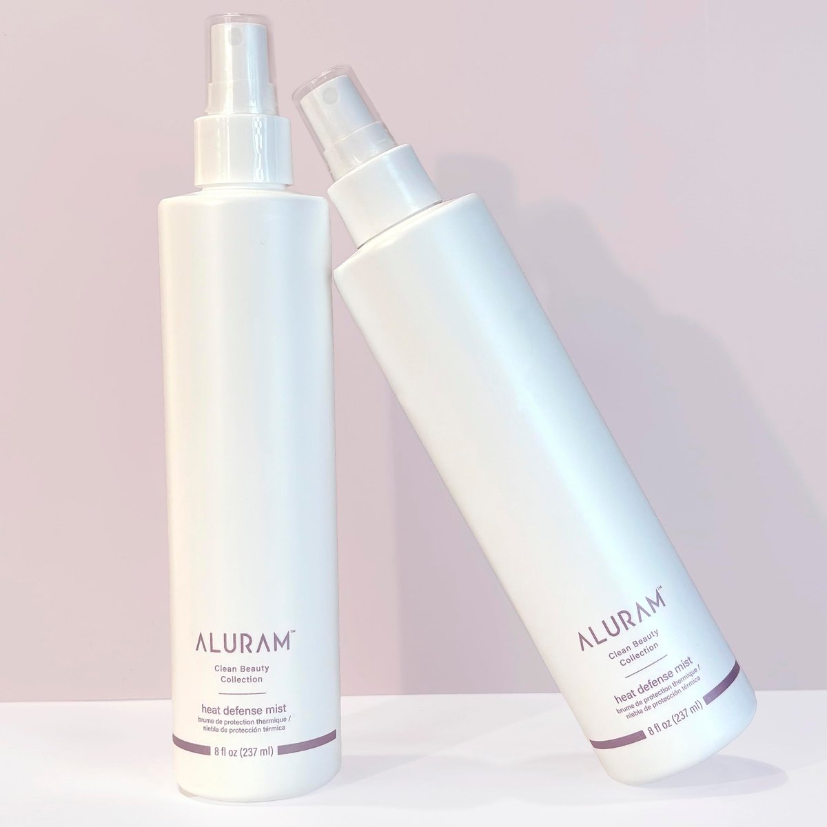 ALURAM Heat Defense Mist - Lightweight Nourishing & Detangling Thermal Protectant Spray for All Hair Types, 8 Fl Oz Avelisse