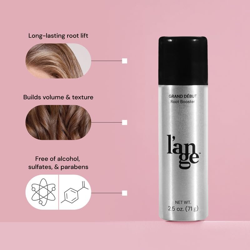 L'ANGE HAIR Grand Début Root Booster Thickening Spray Foam for Fine Hair – Volumizing & Lifting Styling Foam with Strong Hold, Lightweight Formula Avelisse