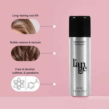 L'ANGE HAIR Grand Début Root Booster Thickening Spray Foam for Fine Hair – Volumizing & Lifting Styling Foam with Strong Hold, Lightweight Formula Avelisse