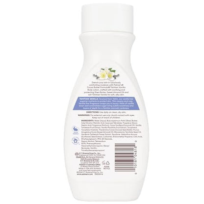 Palmer's Cocoa Butter Formula Tahitian Vanilla Body Lotion, 8.5 oz - Daily Moisturizing Lotion for Dry Skin with Shea Butter & Vitamin E, 48-Hour Deep Moisture