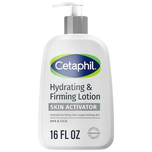 Cetaphil Skin Activator Hydrating & Firming Body Lotion 16oz – Mandelic Acid (AHA) & Centella Asiatica (CICA) Body Moisturizer for Aging Skin Avelisse