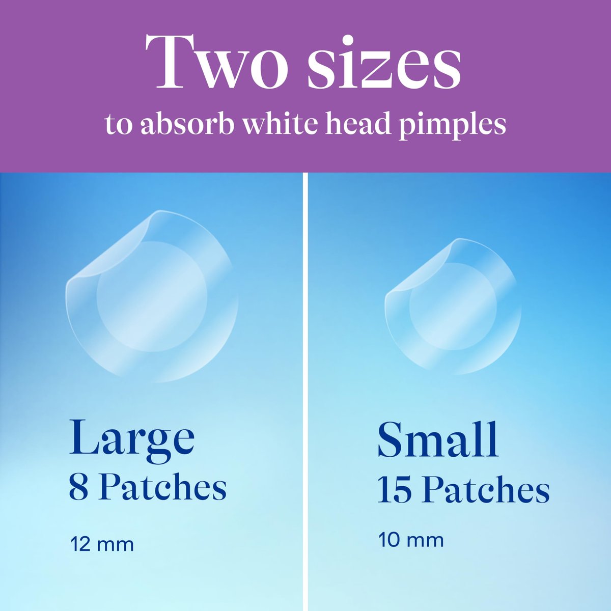 Differin Power Patches for White Head Pimples, Hydrocolloid Patches with Zinc Hyaluronate & Niacinamide, 4-in-1 Hydrotech™ Formula, 23 Count - görsel 7