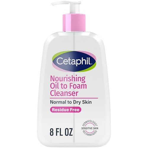 Cetaphil Nourishing Oil to Foam Facial Cleanser for Normal to Dry Skin, 8 fl oz - Up to 24 Hour Hydration - görsel 2
