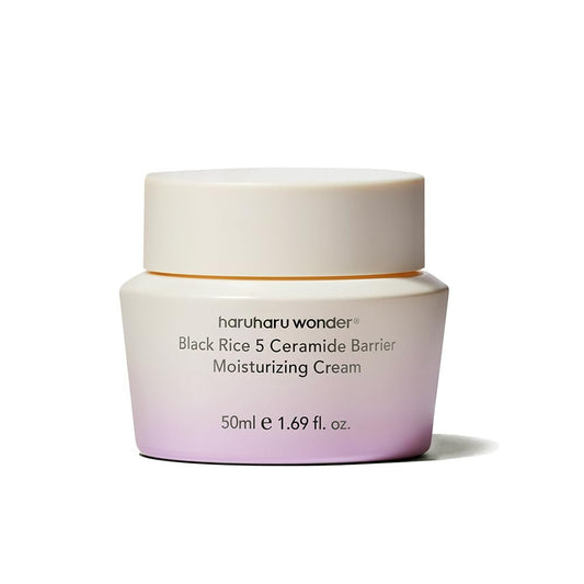HARUHARU wonder Black Rice 5 Ceramide Barrier Moisturizing Cream – Daily Skin Barrier Care, Long-Lasting Hydration, Soothing & Nourishing, Korean Skincare, 1.69 fl.oz