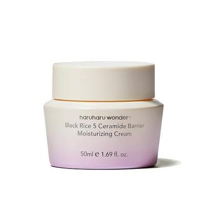 HARUHARU wonder Black Rice 5 Ceramide Barrier Moisturizing Cream – Daily Skin Barrier Care, Long-Lasting Hydration, Soothing & Nourishing, Korean Skincare, 1.69 fl.oz