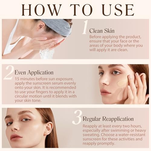 4-in-1 Color Changing Foundation with SPF 50 Sunscreen Serum – Light Spectrum, Longwearing, Waterproof & Deep Hydrating for All Skin Types - görsel 16