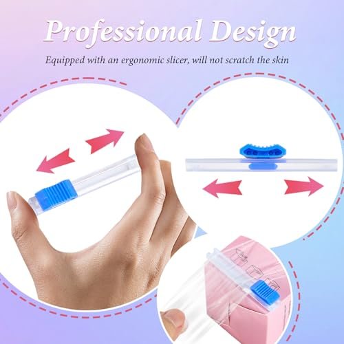 2 Pack Eyebrow Lamination Supplies with Ergonomic Slicer & Premium Transparent Film – Permanent Make Up Cling Wrap Tape Roll for Lip, Brow Lamination & Lash Lift - görsel 10