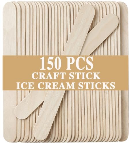 150 Pcs Waxing Sticks for Hair Removal - Borogo 5.5 Inch Premium Splinter-Free Wooden Sticks for Body and Face Waxing - görsel 2
