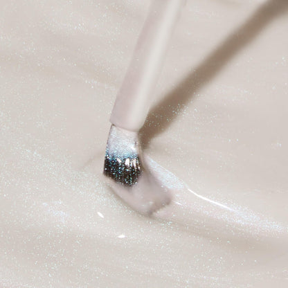Dazzle Dry Nail Lacquer (Step 3) - Artisan - Off White Iridescent with Blue Flash, Semi-Sheer Shimmer (0.5 fl oz) Avelisse