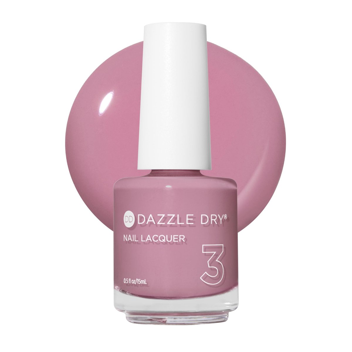 Dazzle Dry Nail Lacquer (Step 3) - Picking Peonies - Romantic Pinky Mauve Cream (0.5 fl oz) Avelisse