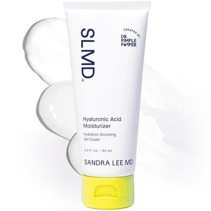 SLMD Hyaluronic Acid Face Moisturizer – Lightweight, Oil-Free Hydration for All Skin Types, 2.0 fl. oz. Avelisse