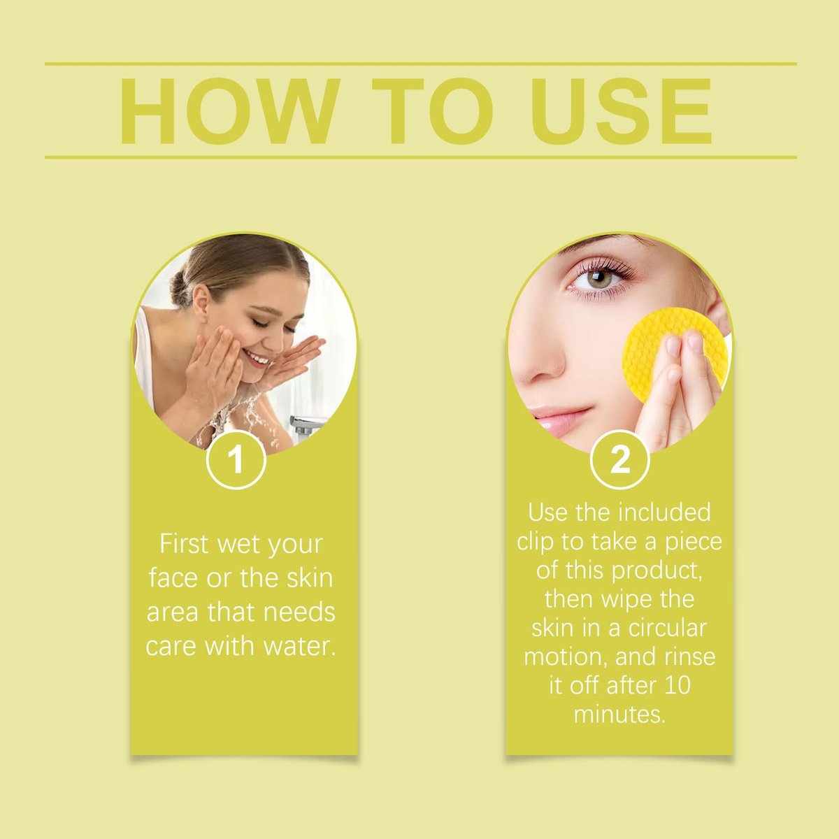 Turmeric Kojic Acid Cleansing Towel 50pcs - Gently Cleanse Pores, Remove Dirt, Oil, and Makeup - görsel 7