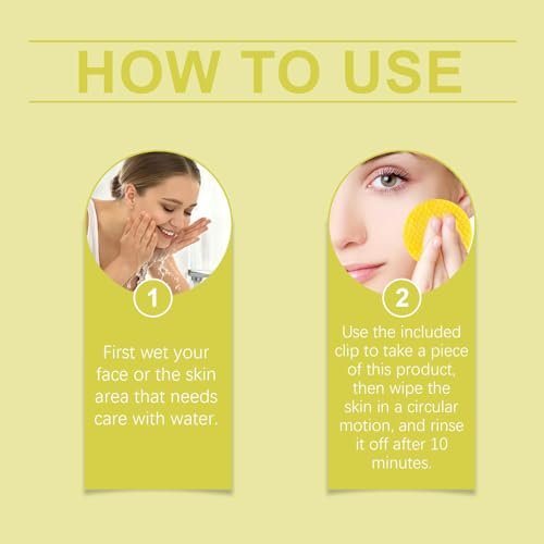 Turmeric Kojic Acid Cleansing Towel 50pcs - Gently Cleanse Pores, Remove Dirt, Oil, and Makeup - görsel 8