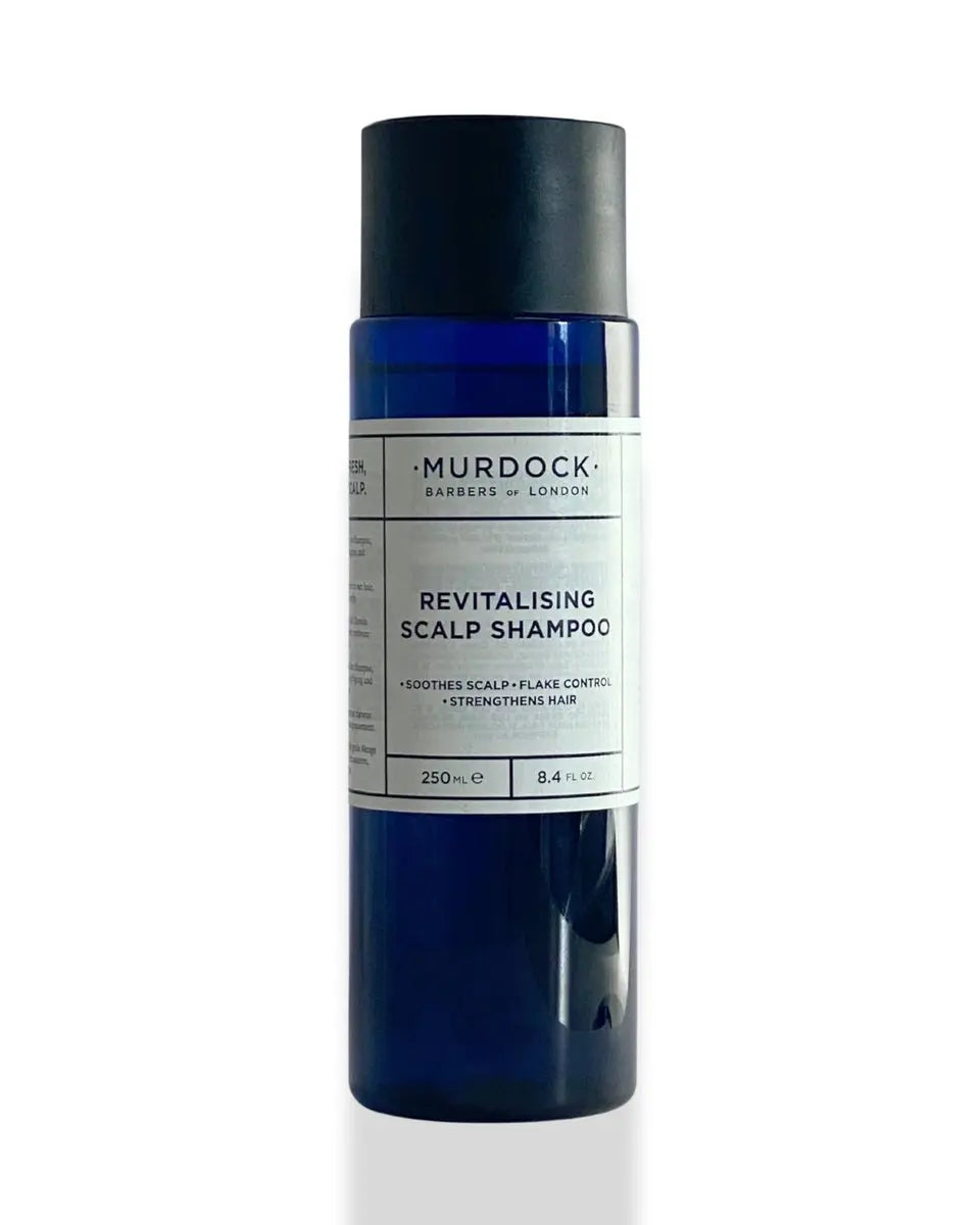 Murdock London Revitalising Scalp Shampoo – Anti-Dandruff & Flake Control, Promotes a Healthy Scalp, Made in England, 250ml Avelisse