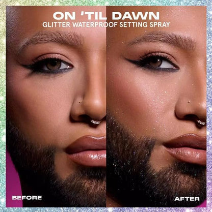 One Size On 'Til Dawn Glitter Waterproof Setting Spray - Limited Edition 2025 (3.4 oz / 143 mL) Avelisse