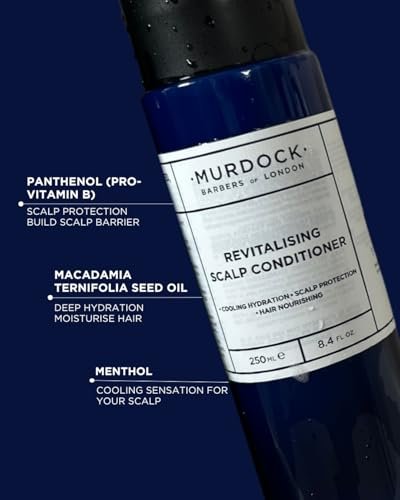 Murdock London Revitalising Scalp Conditioner | Scalp Protection & Hair Nourishment | Made in England | 250ml Avelisse