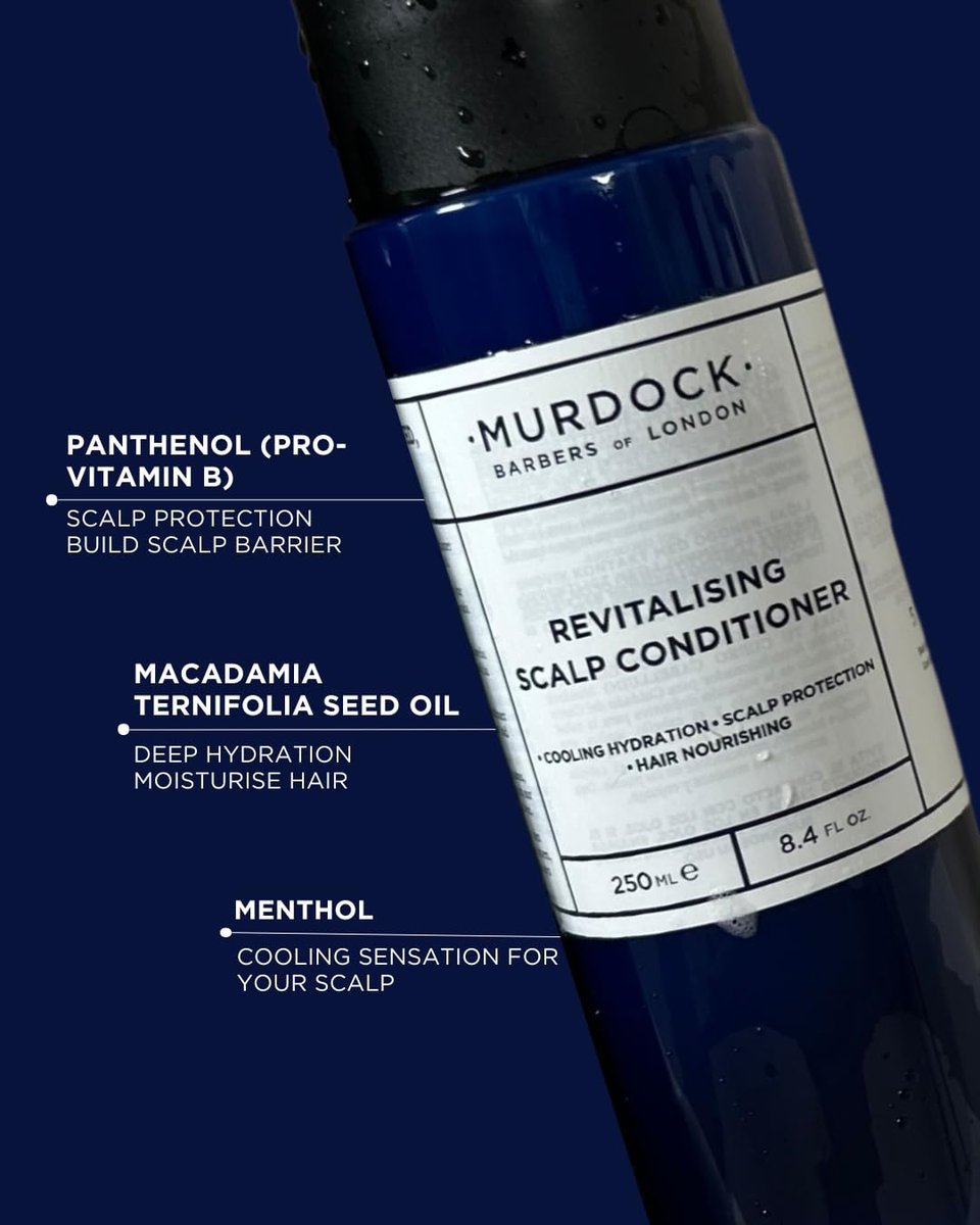 Murdock London Revitalising Scalp Conditioner | Scalp Protection & Hair Nourishment | Made in England | 250ml Avelisse