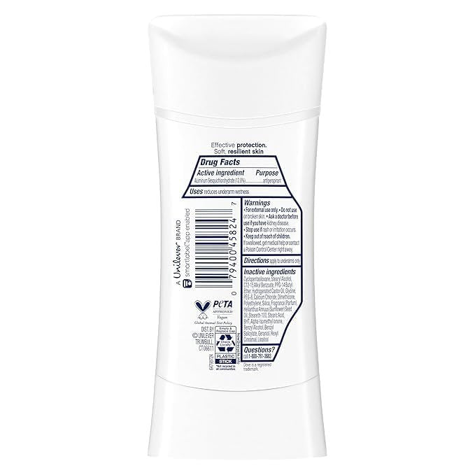 Dove Advanced Care Deodorant Stick Apple & White Tea, 72-Hour Sweat & Odor Protection, 2.6 oz (Pack of 3) - görsel 3
