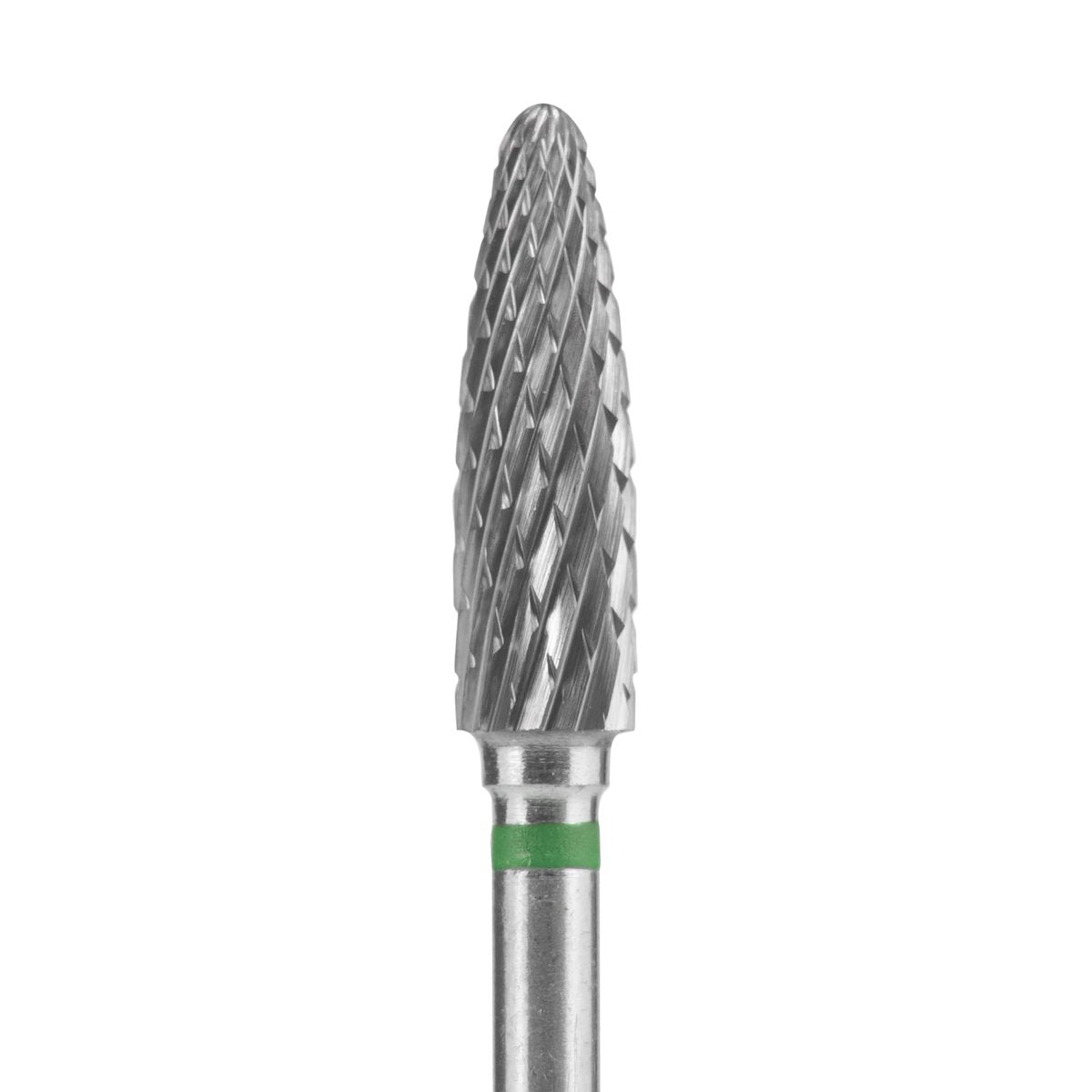 STALEKS PRO Expert Carbide Nail Drill Bit – Corn Shape, Green Band, Coarse Hardness for Artificial Nail Correction & Gel Removal (4mm Head / 14mm WP) - görsel 5
