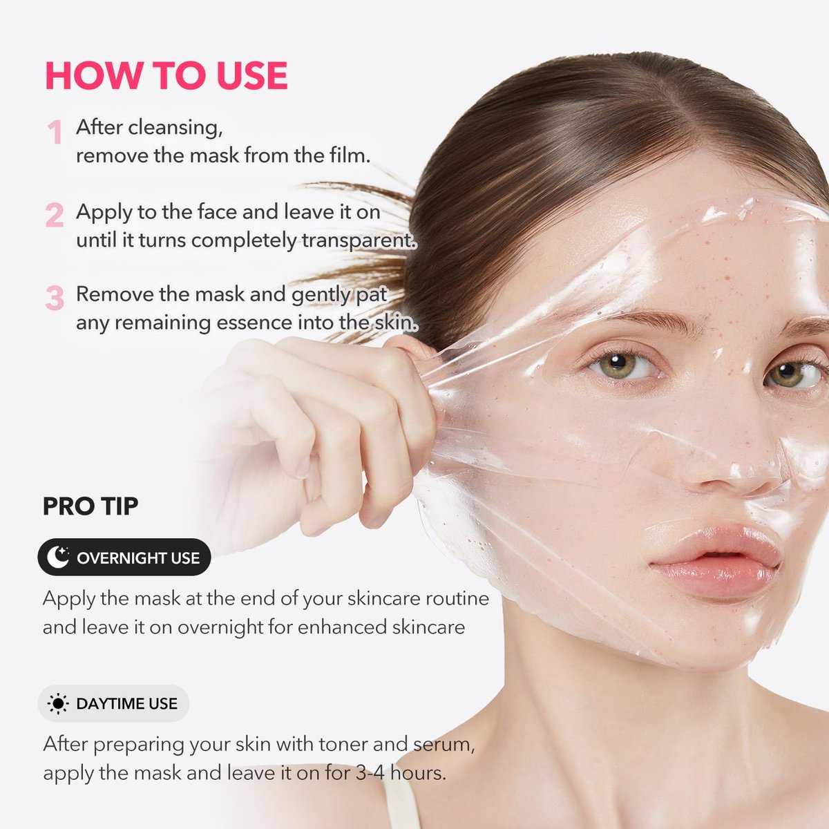 APRILSKIN TXA Pink Capsule Gel Mask - Overnight Face Mask for Glass Glow Skin with 99% High-Purity Tranexamic Acid, Hydrating and Firming, Korean Skincare, 30g x 4ea - görsel 14